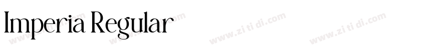 Imperia Regular字体转换 Imperia Regular字体转换